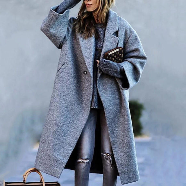 Classic Women's Oversized Trench Coat