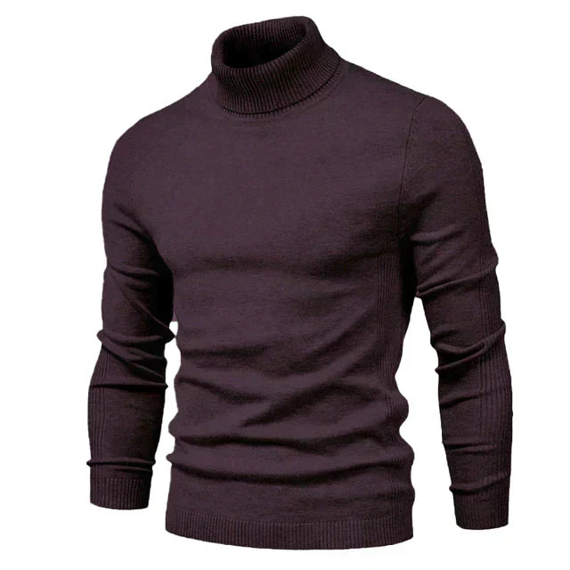 Simple Crew Neck Pullover Sweater for Men