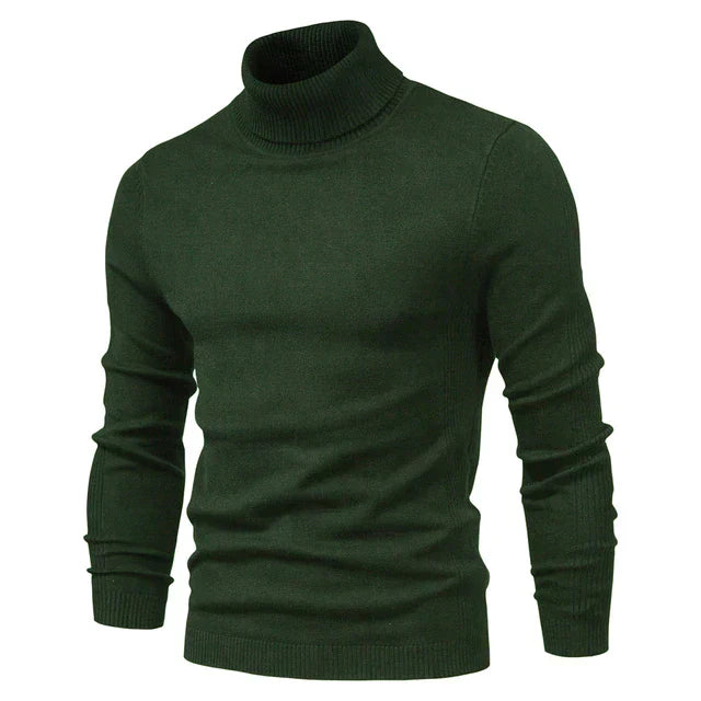 Simple Crew Neck Pullover Sweater for Men