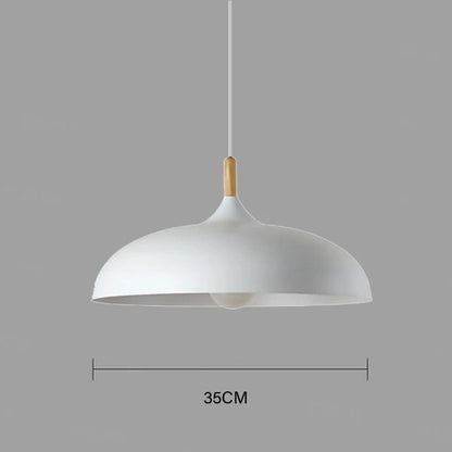 Rustic Wood Pendant Light – Contemporary LED Ceiling Lamp