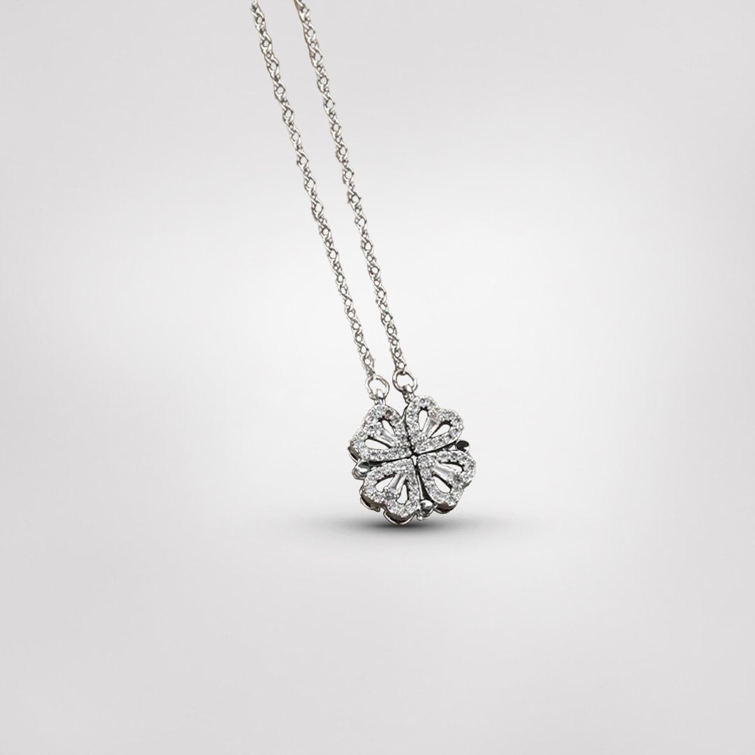 Lucky Green Clover Pendant Necklace