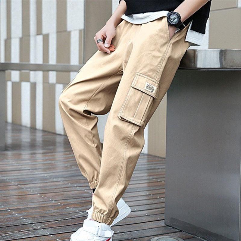 Relaxed Fit Cargo Pants with Large Side Pockets