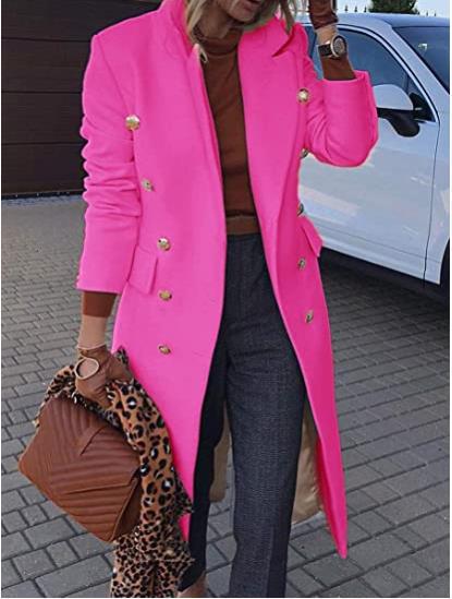 Classic Fit Women's Pea Coat - Luxivelle