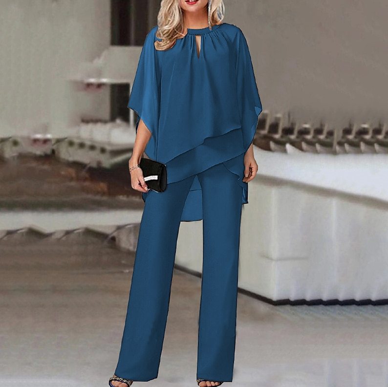 Women's Chic Off Shoulder Pant Suit