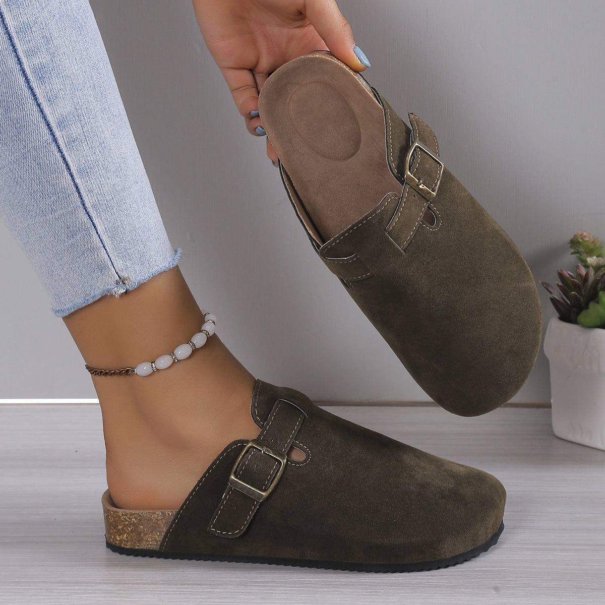 Natural Cork Footbed Summer Sandals