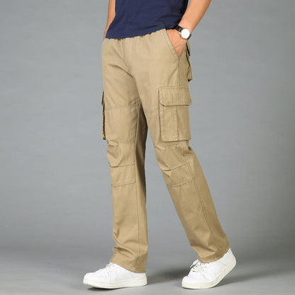Relaxed Fit Men's Cargo Trousers