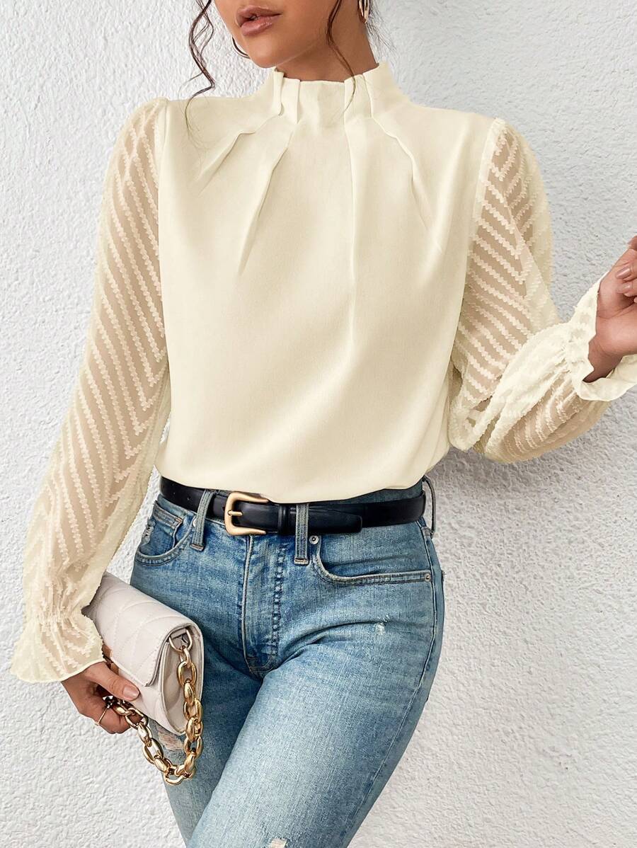 Ladies Floral Button Down Shirt