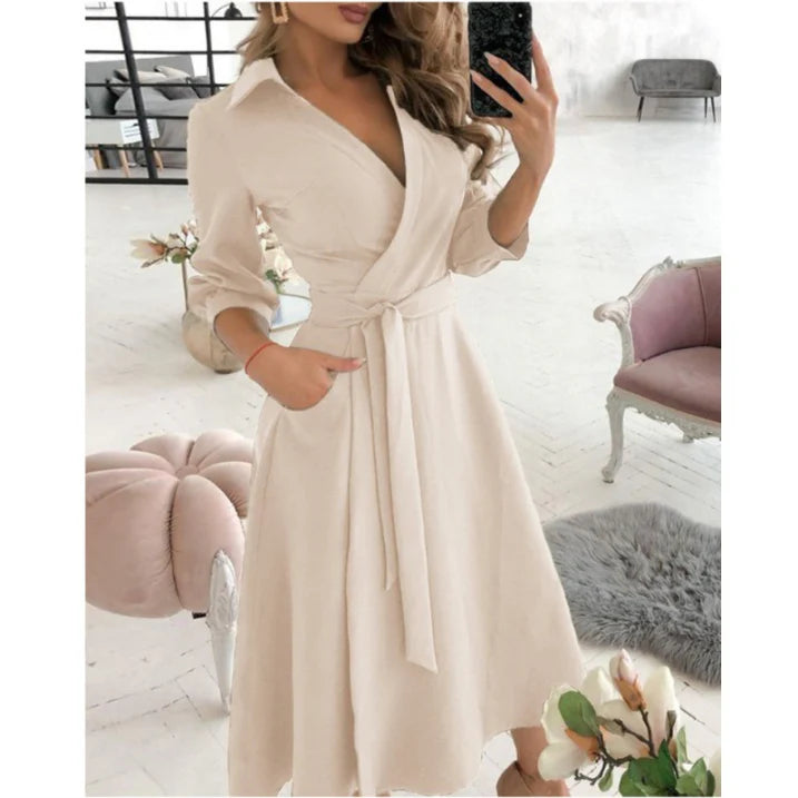 Flattering Fit Knee Length Dress