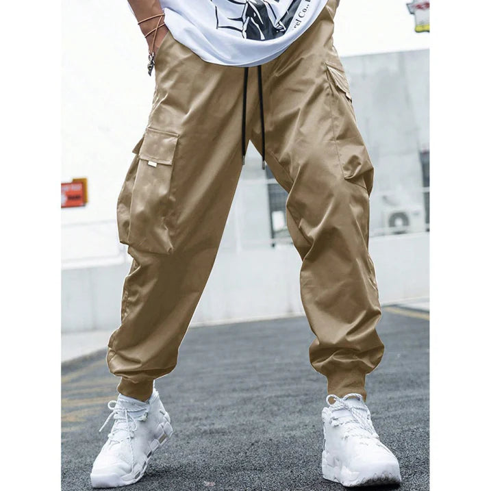 Relaxed Fit Cargo Running Pants - Luxivelle
