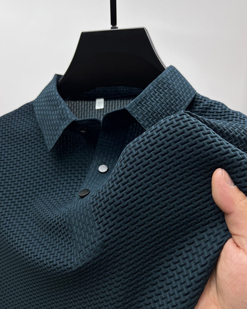 Men's T Shirt - Premium Comfort Button Closure-2