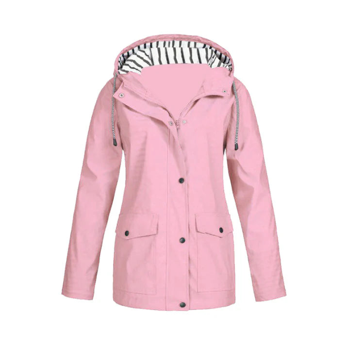 Ladies' Rainproof Zip Up Coat