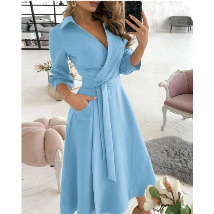 Flattering Fit Knee Length Dress