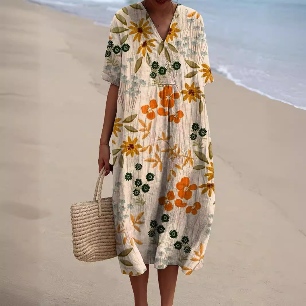 Aria | Flowered dress