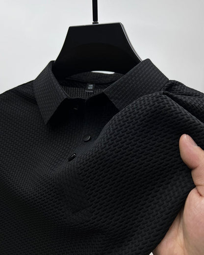 Men's T Shirt - Premium Comfort Button Closure-6