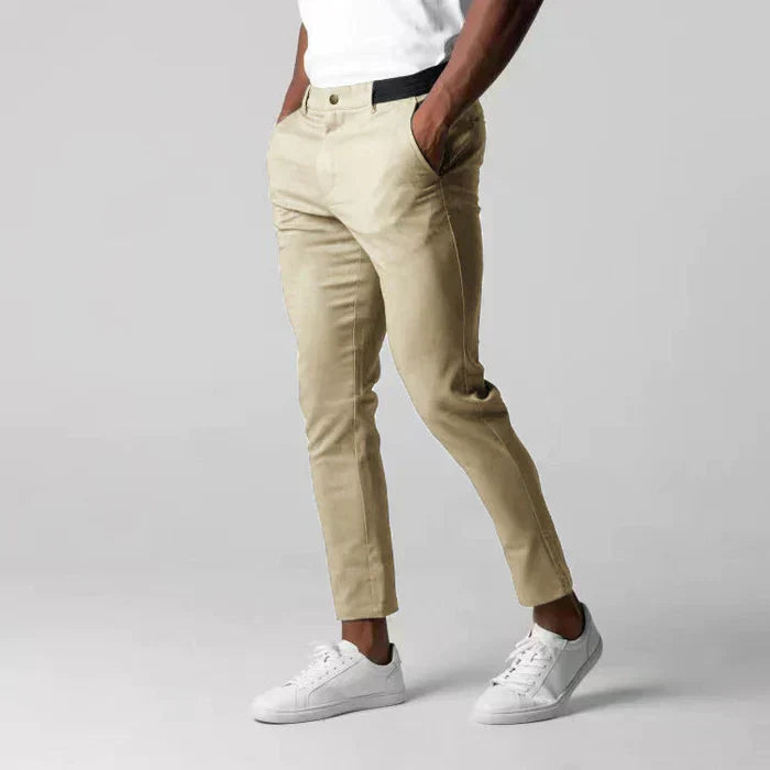 Comfortable Fit Mens Elastic Trousers