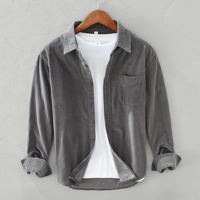 Classic Relaxed Fit Cotton Button Down Shirt - Luxivelle