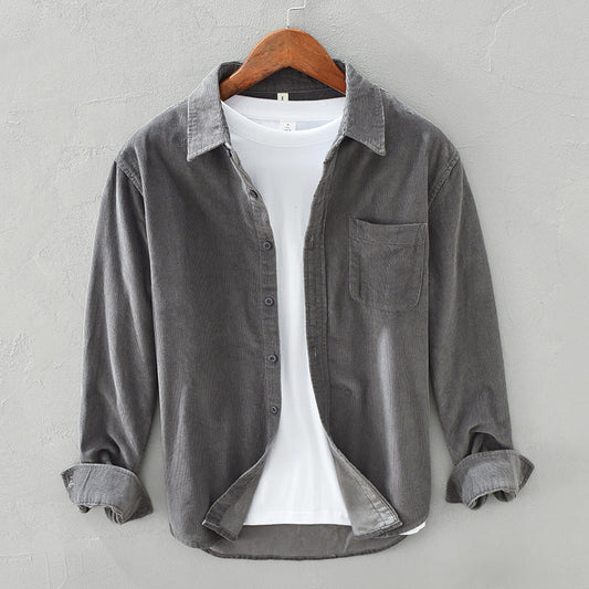 Classic Relaxed Fit Cotton Button Down Shirt - Luxivelle