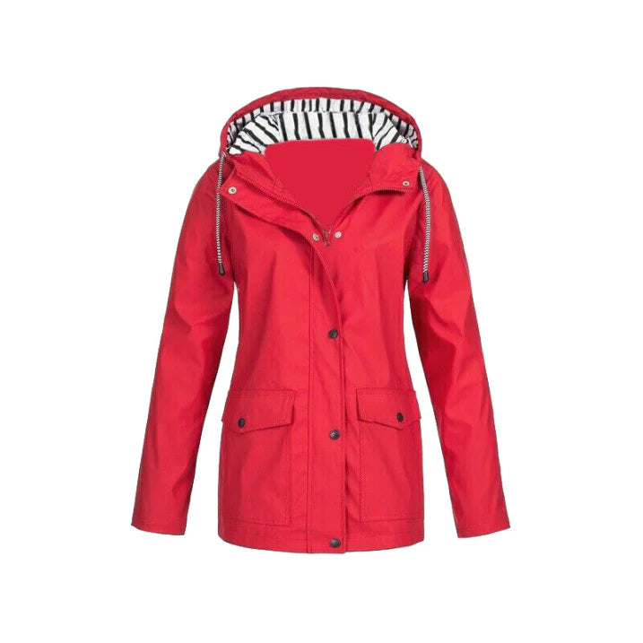 Ladies' Rainproof Zip Up Coat