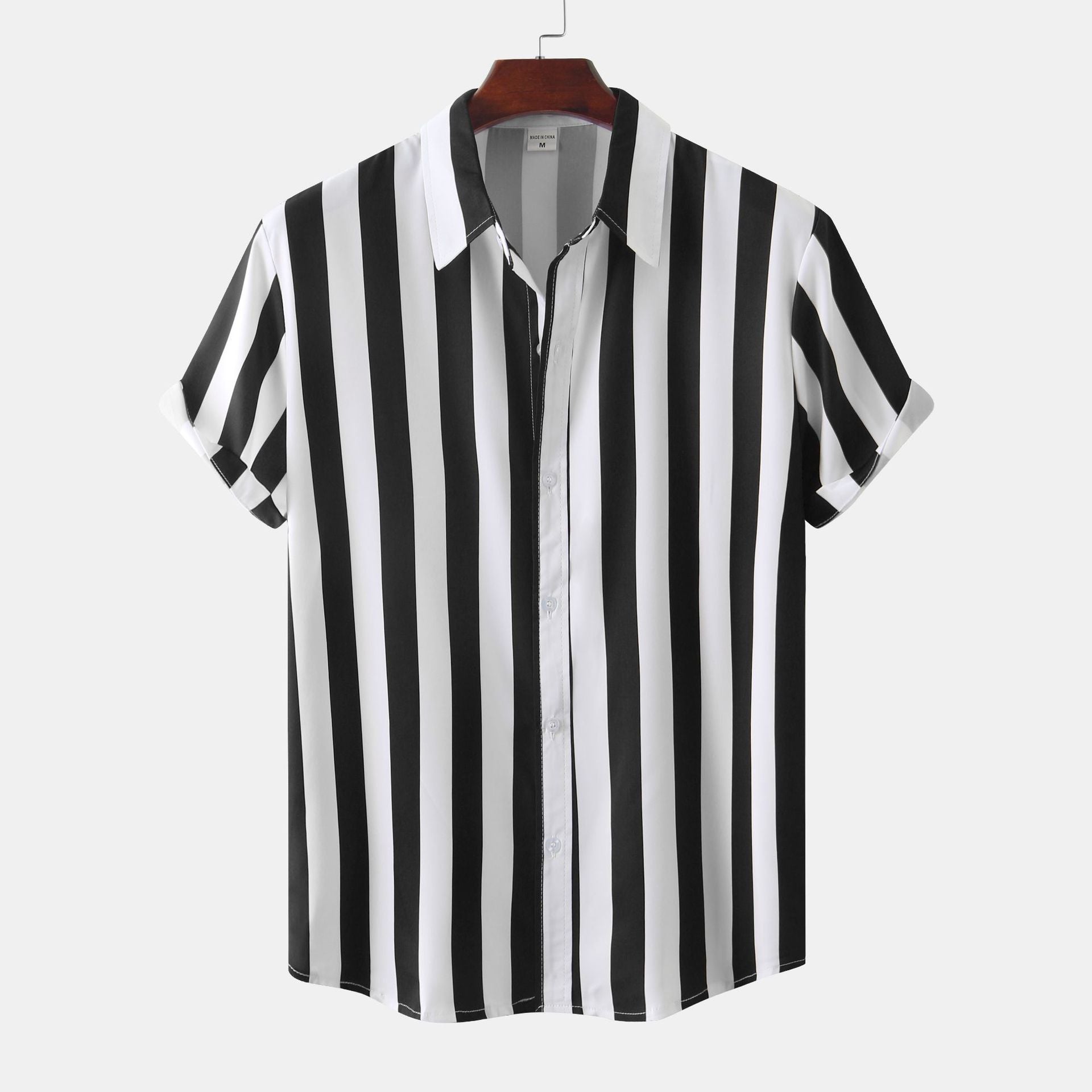 Classic Striped Men's Dress Shirt - Luxivelle