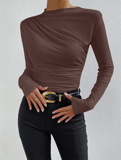 Ladies' Relaxed Fit V Neck Long Shirt