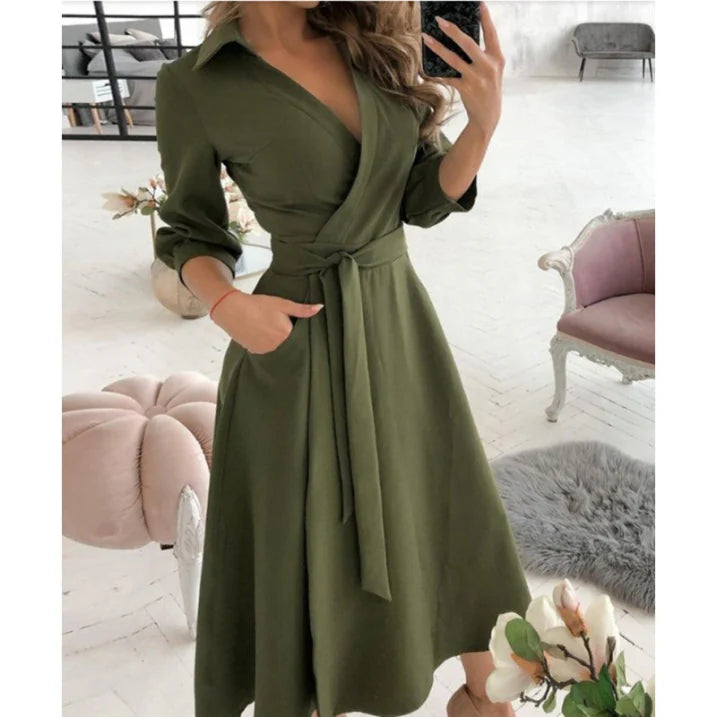 Flattering Fit Knee Length Dress