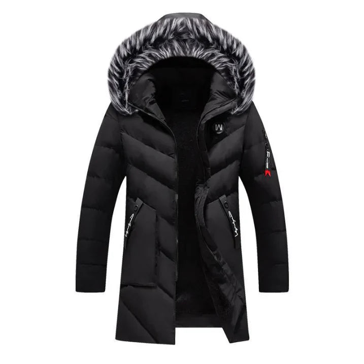 Warm Quilted Puffer Coat for Men - Luxivelle