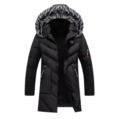 Warm Quilted Puffer Coat for Men - Luxivelle