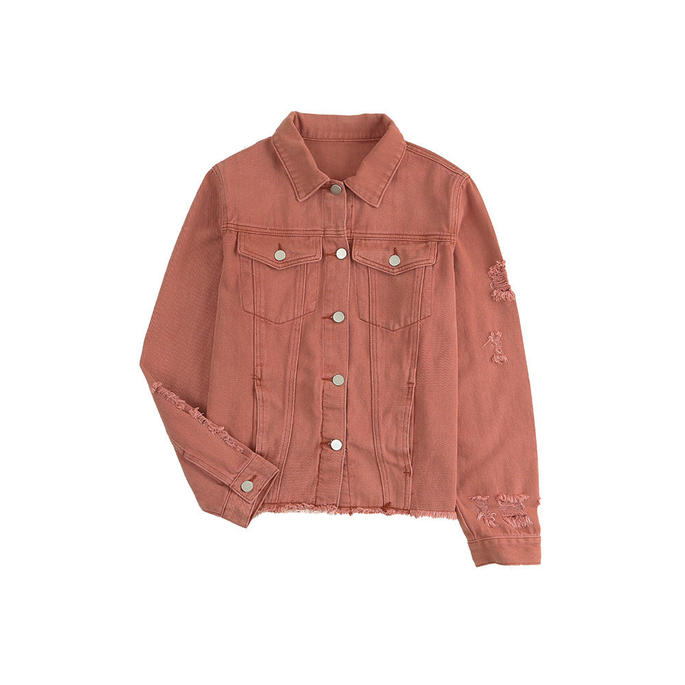 Comfortable Women's Jacket with Pockets and Loose Fit