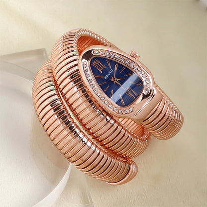 Slim Stainless Steel Quartz Watch with Oval Face