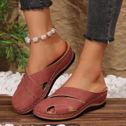 Comfortable Round Toe Summer Sandal