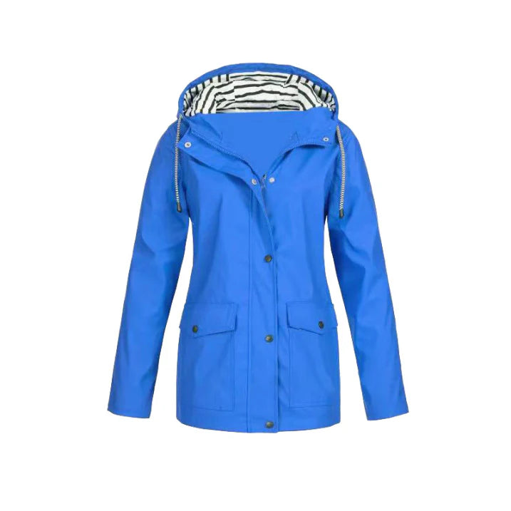 Ladies' Rainproof Zip Up Coat