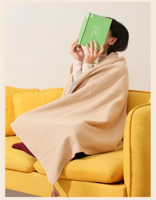Soft Warm Electric Blanket – Compact USB Travel Wrap