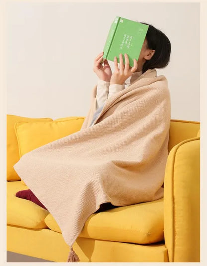 Soft Warm Electric Blanket – Compact USB Travel Wrap