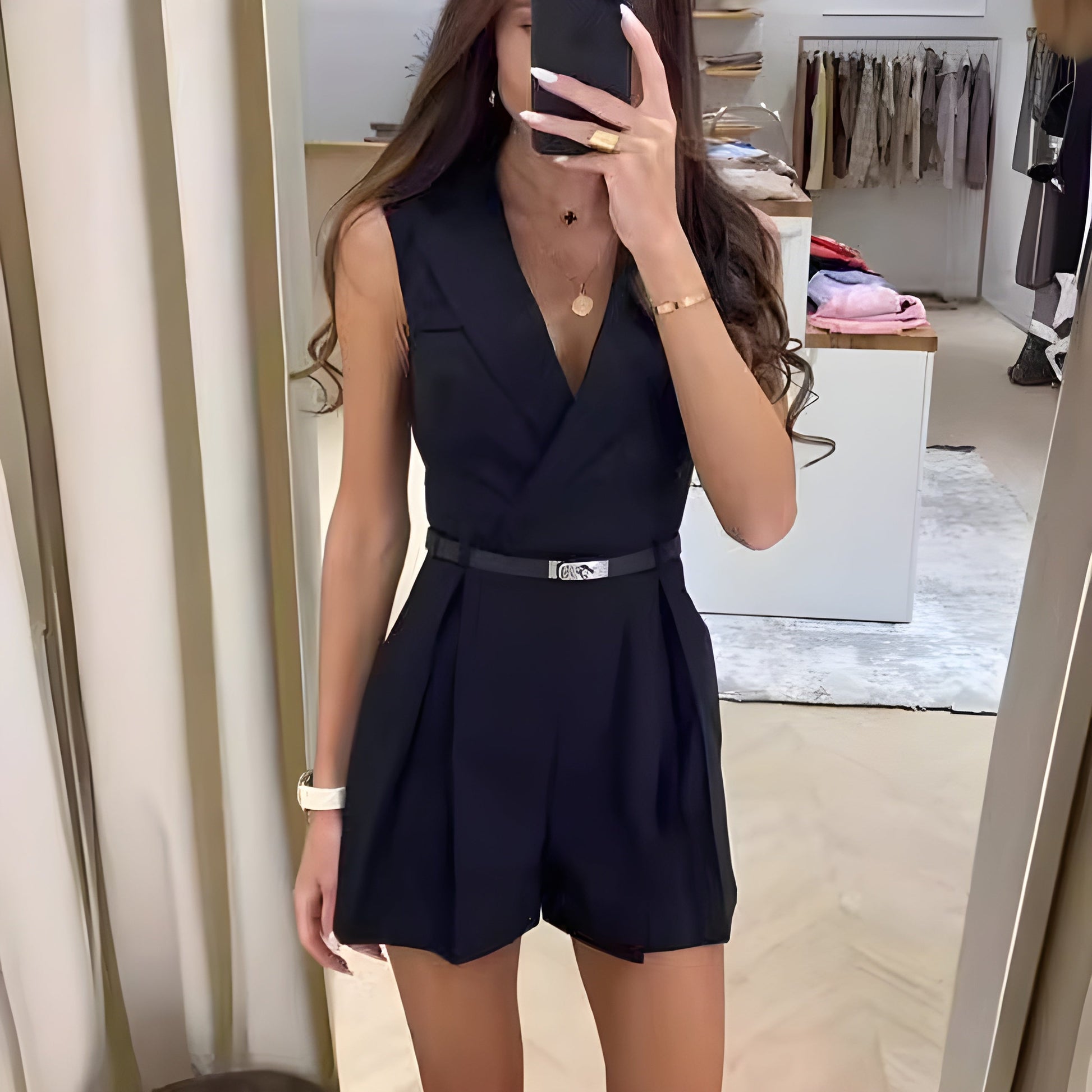 Variant image for Claudia Jumpsuit Women – Elegant Sleeveless Design, Versatile Style-1