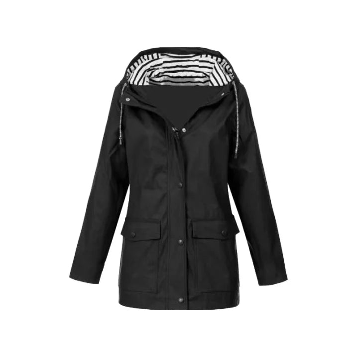 Ladies' Rainproof Zip Up Coat