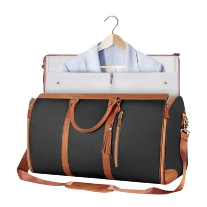 Large Wheeled Suitcase with Multiple Pockets