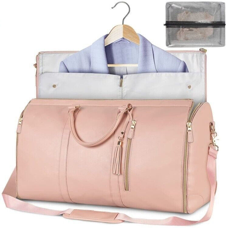 Large Wheeled Suitcase with Multiple Pockets