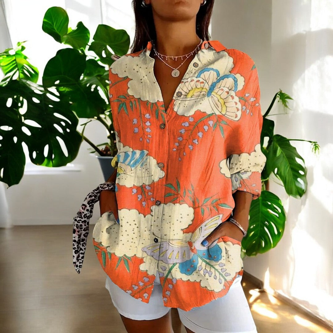 Lightweight Floral Women's Summer Casual Top