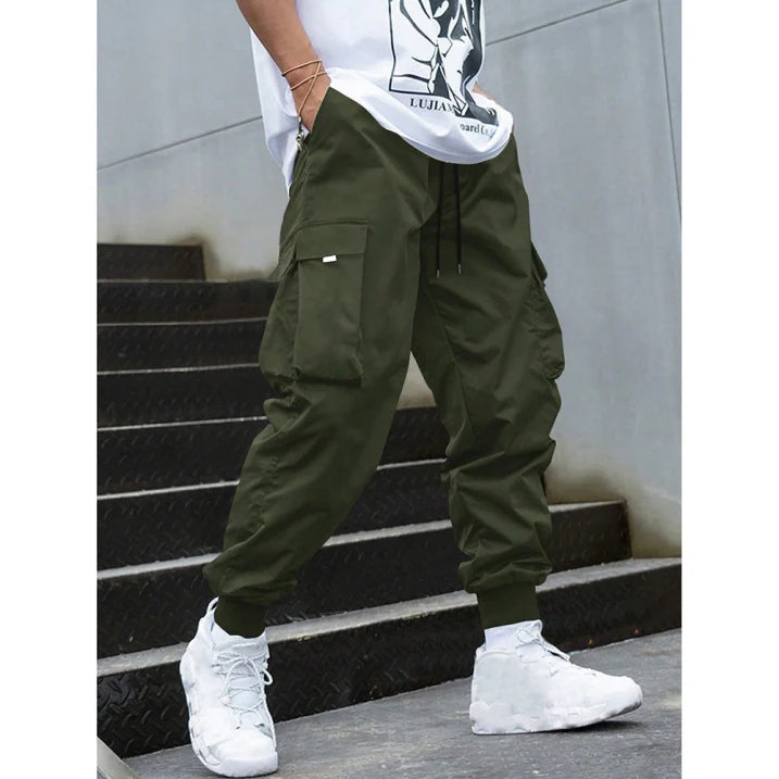 Relaxed Fit Cargo Running Pants