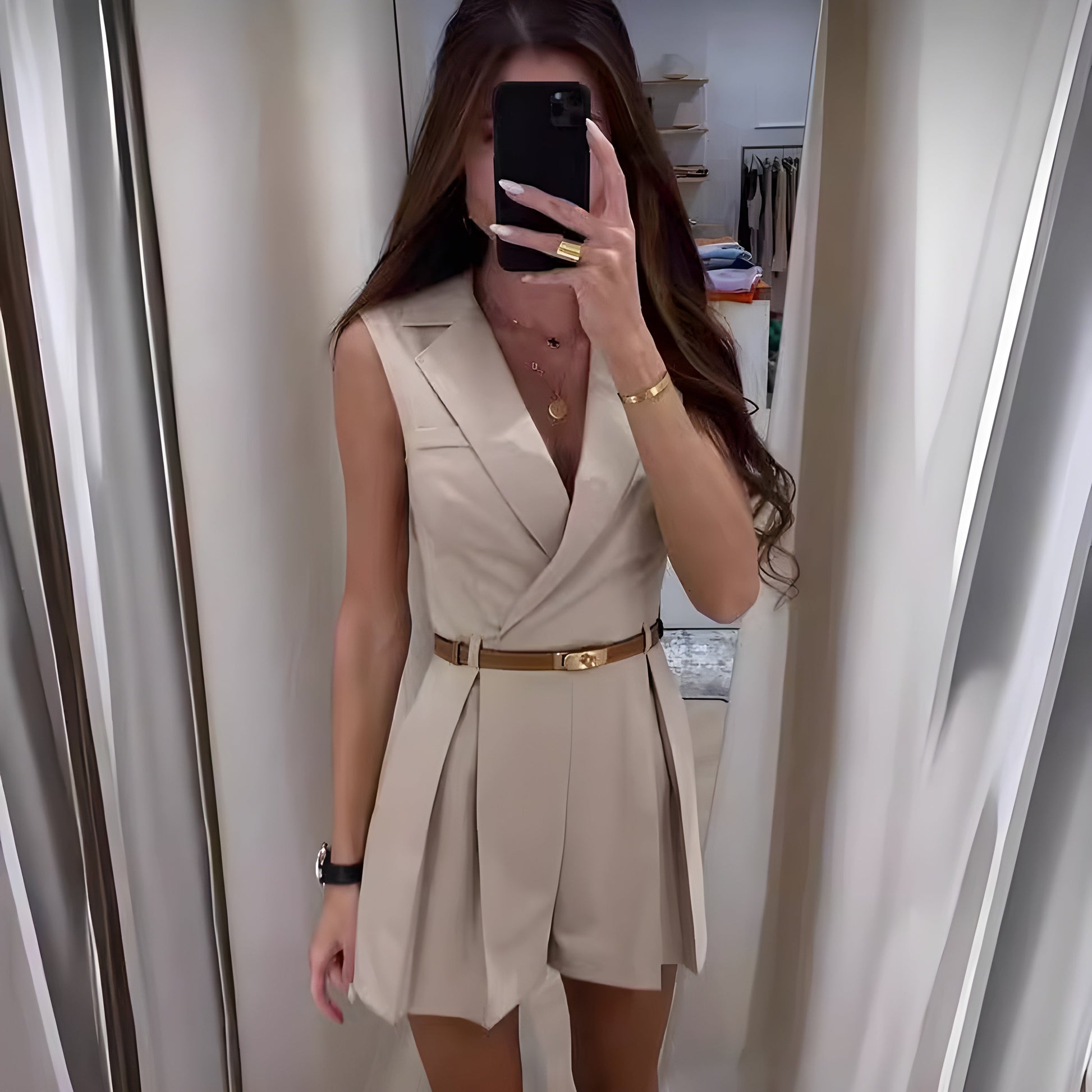 Claudia Jumpsuit Women – Elegant Sleeveless Design, Versatile Style-3