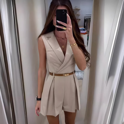 Claudia Jumpsuit Women – Elegant Sleeveless Design, Versatile Style-3
