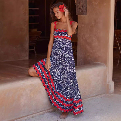 Summer Floral Tank Maxi Dress