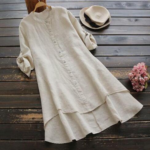 Ladies' Classic Crew Neck Long Sleeve Dress
