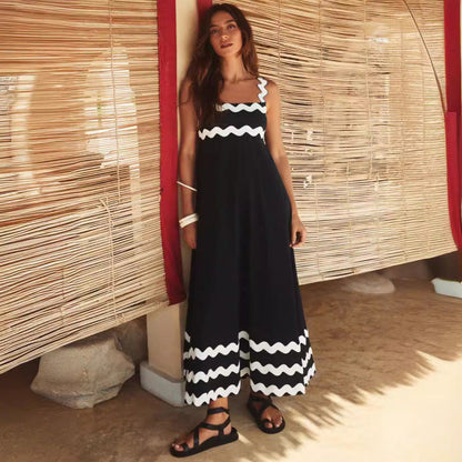 Summer Floral Tank Maxi Dress - Luxivelle
