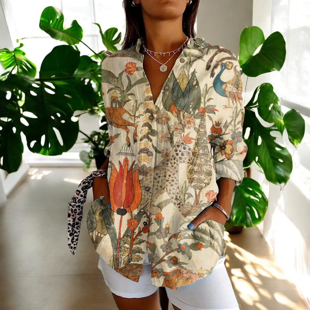 Lightweight Floral Women's Summer Casual Top