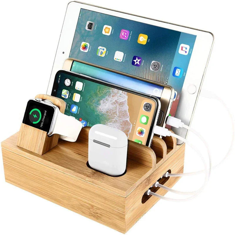 Eco Friendly USB Charging Hub with 5 Port Organizer - Luxivelle