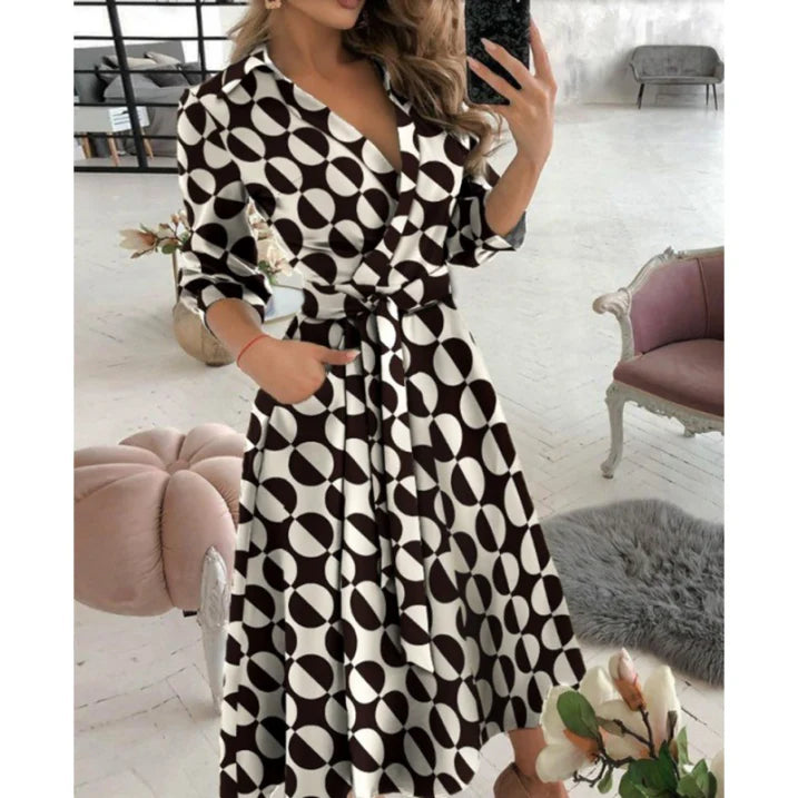 Flattering Fit Knee Length Dress
