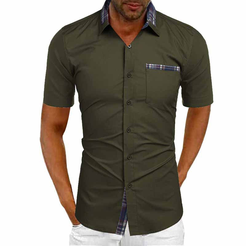 Casual Men's Summer Dress Shirt