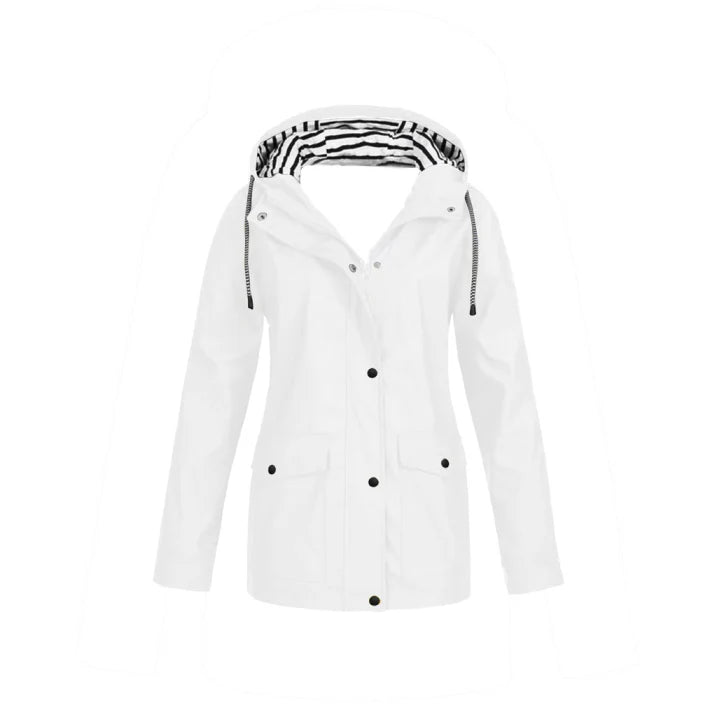 Ladies' Rainproof Zip Up Coat