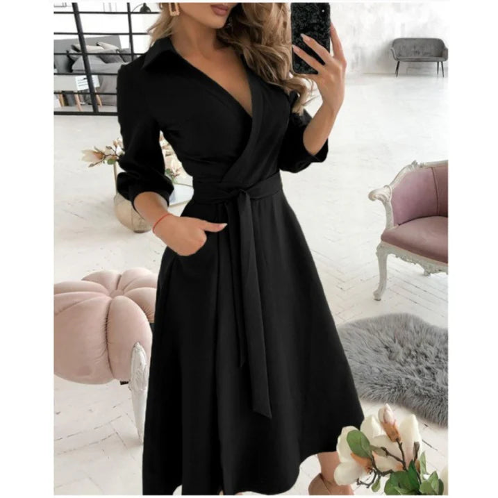 Flattering Fit Knee Length Dress